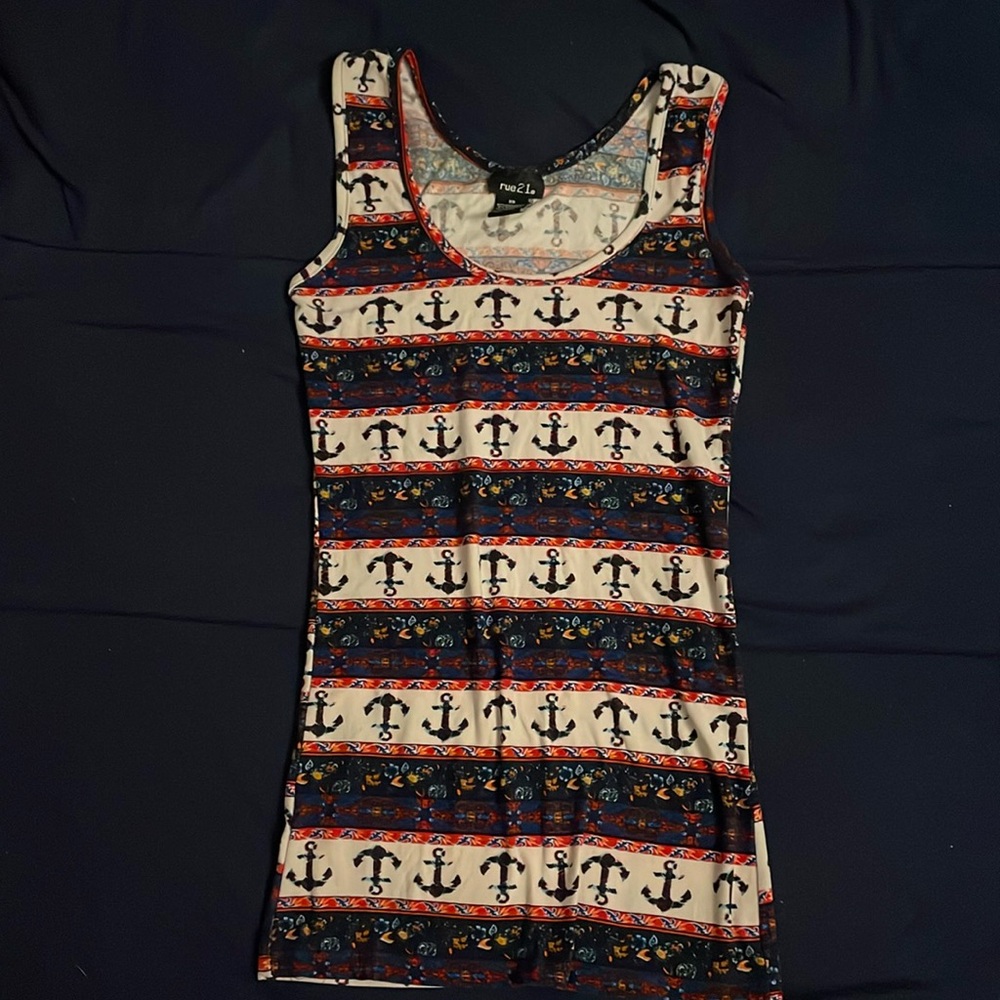 Rue 21 Anchor Tank Top